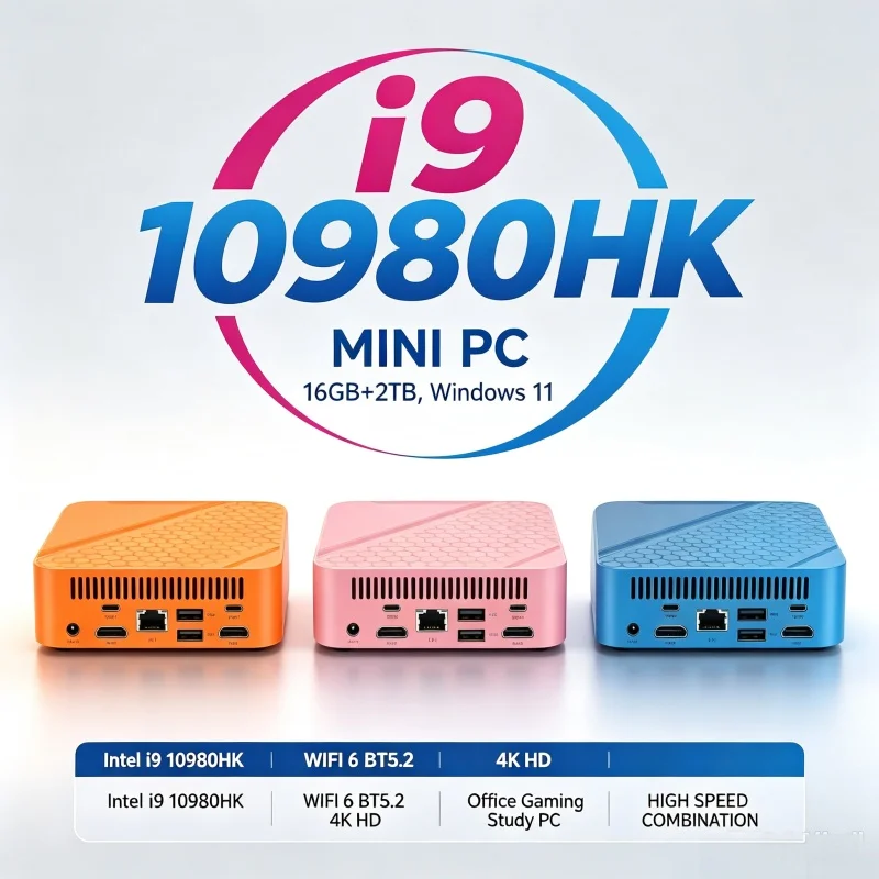 Home Office Windows 11 - Mini PC per Intrattenimento Domestico Intel