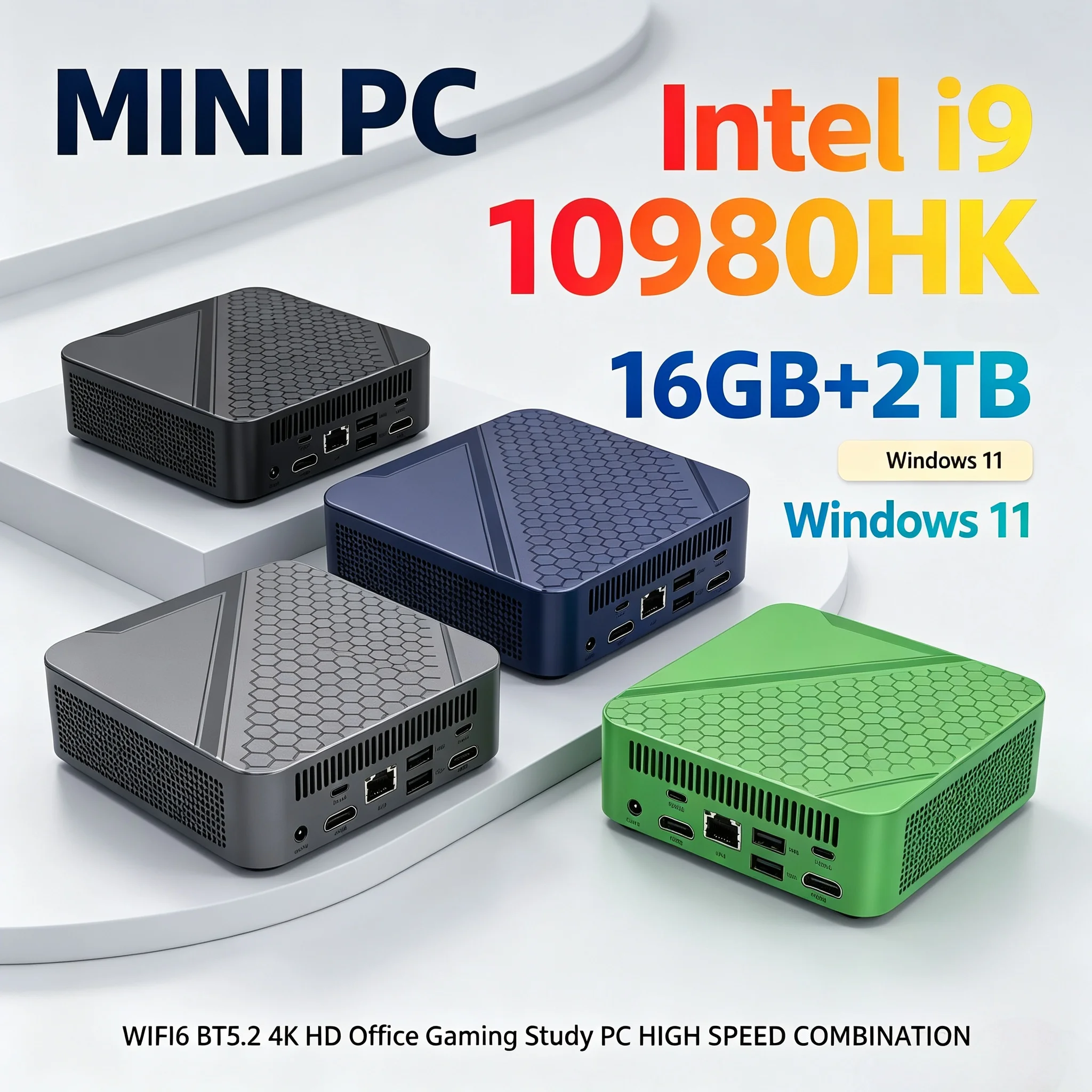 Home Office Windows 11 - Mini PC Intel I9-10980HK Windows 11