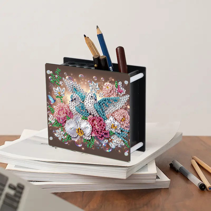 Pen Holder Organizer - Kit per Diamond Painting con Motivo