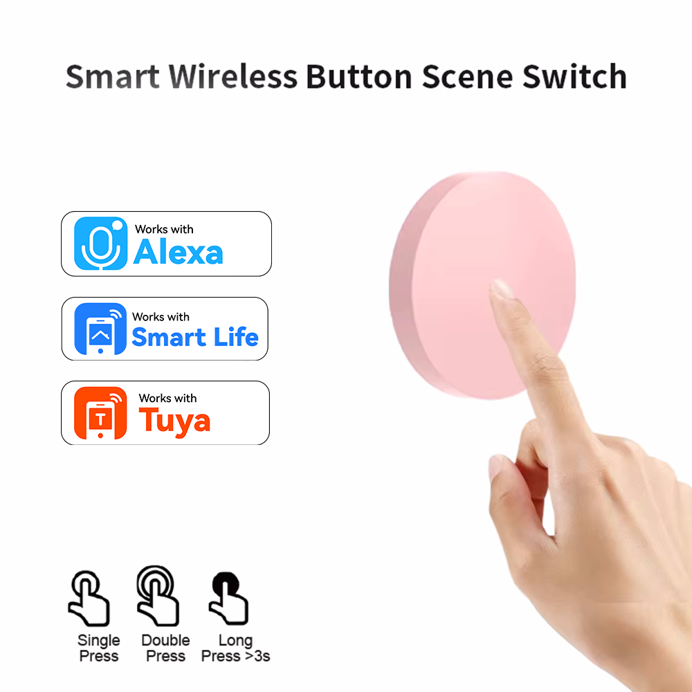 Home Office Google - Pulsante Wireless Intelligente ZigBee per Scenari,
