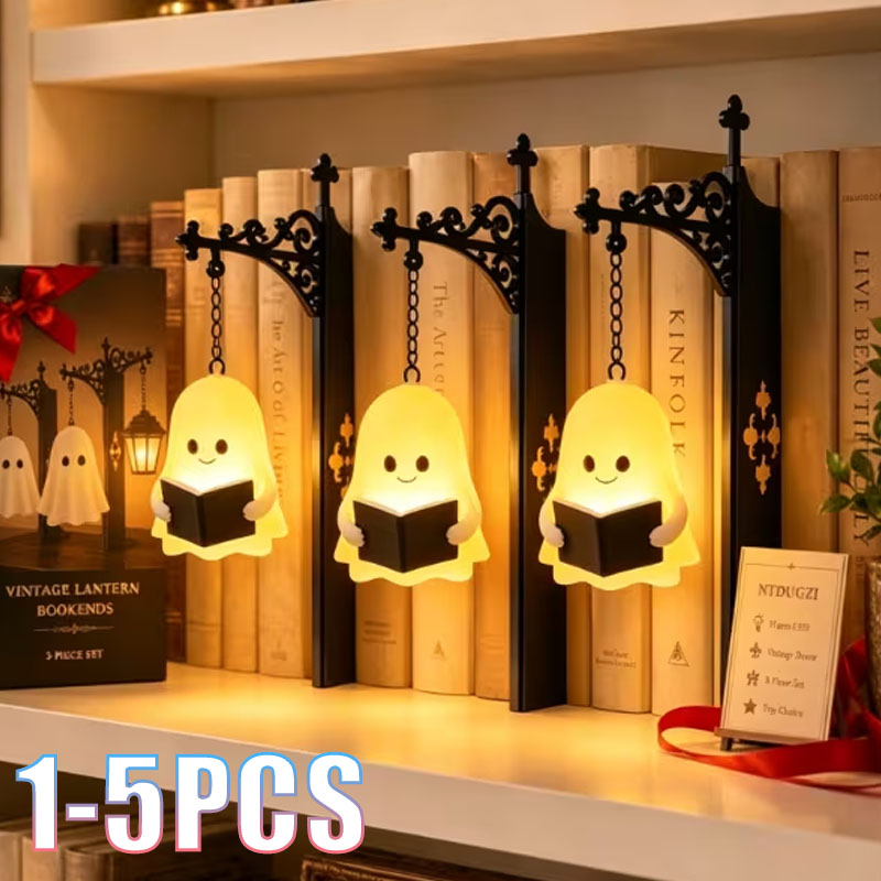 Home Office With Library - 1-5 Pezzi Luce LED Decorativa Vintage