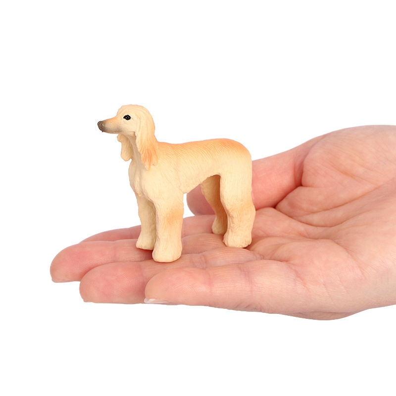 Home Office Freelancer - Statuetta Realistica di Cane Afghano in