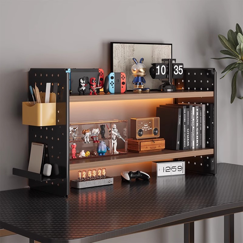 Home Office With Library - AOLIVIYA Scaffale da Scrivania, Libreria, Scaffale