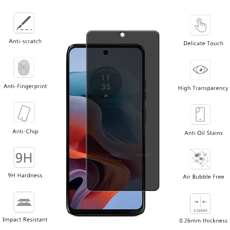 4 pezzi per Moto G34 vetro Mot - Monitor Privacy Screen recensione e prezzo