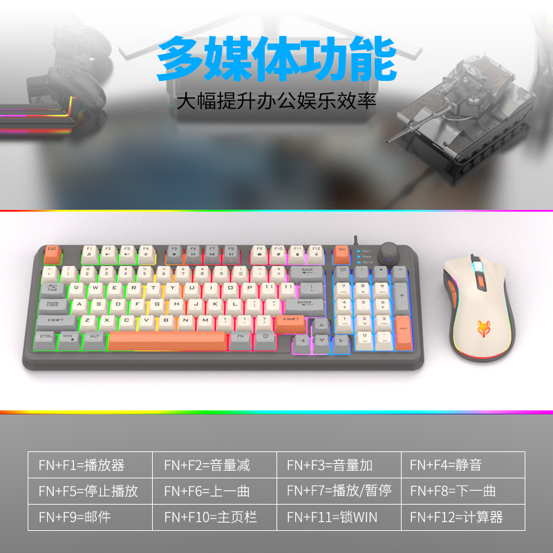 Set tastiera e mouse da gioco  - Home Office Of Uk recensione e prezzo