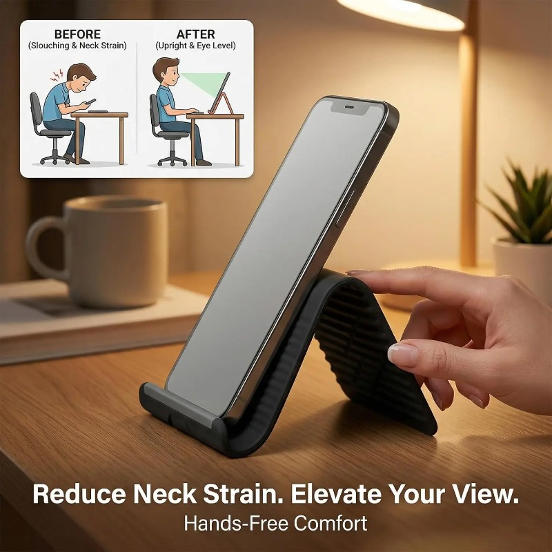 Supporto per telefono in silic - Home Office Desks recensione e prezzo