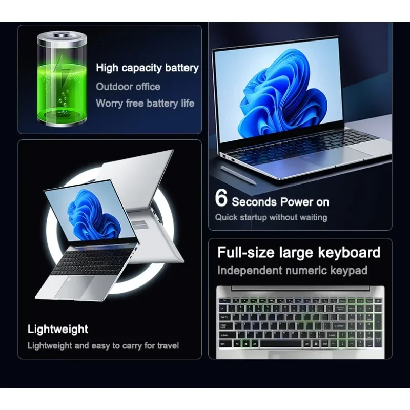 Laptop portatile ultra sottile - Home Office Windows 11 recensione e prezzo