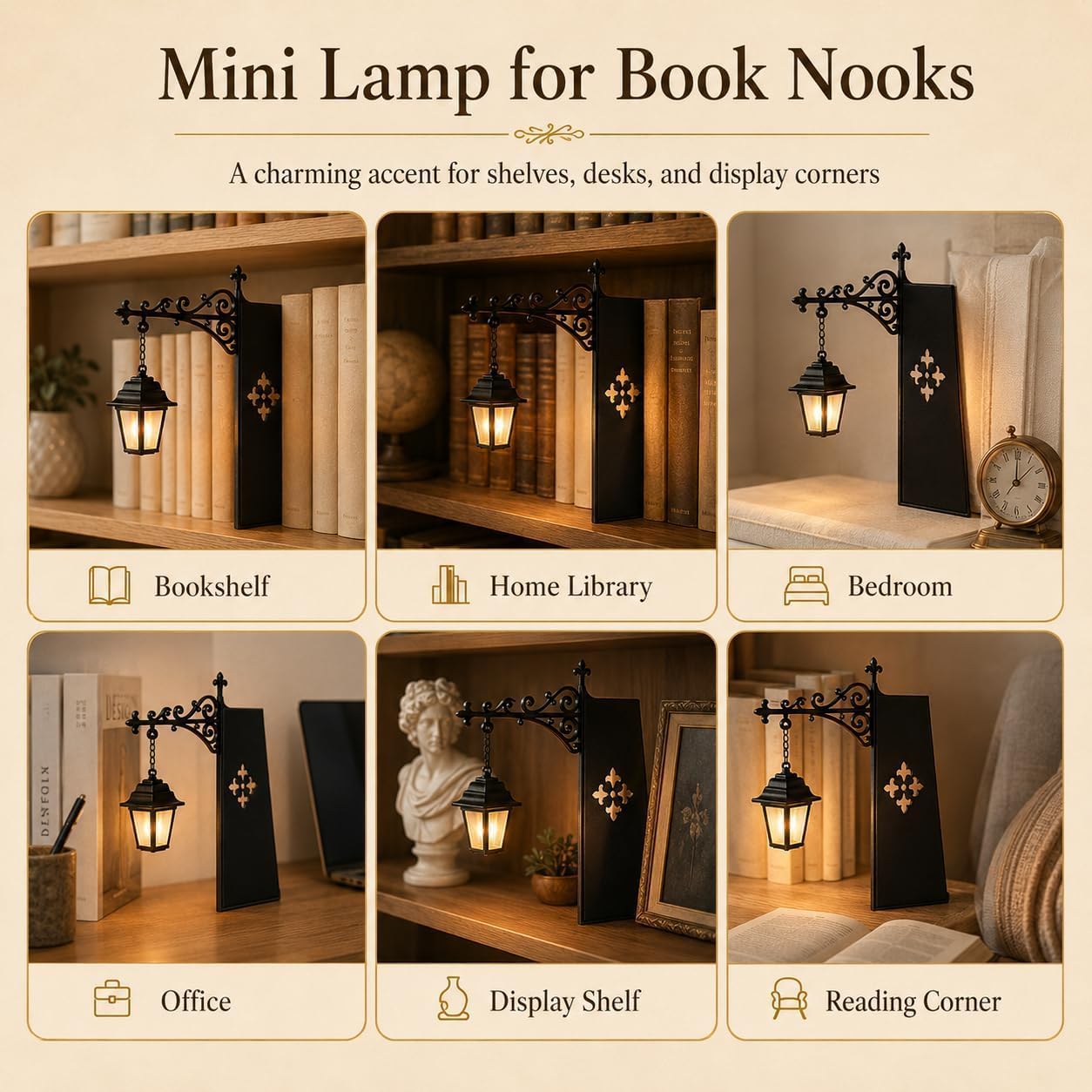 Mini Lanterna Vintage a Forma  - Home Office With Library recensione e prezzo
