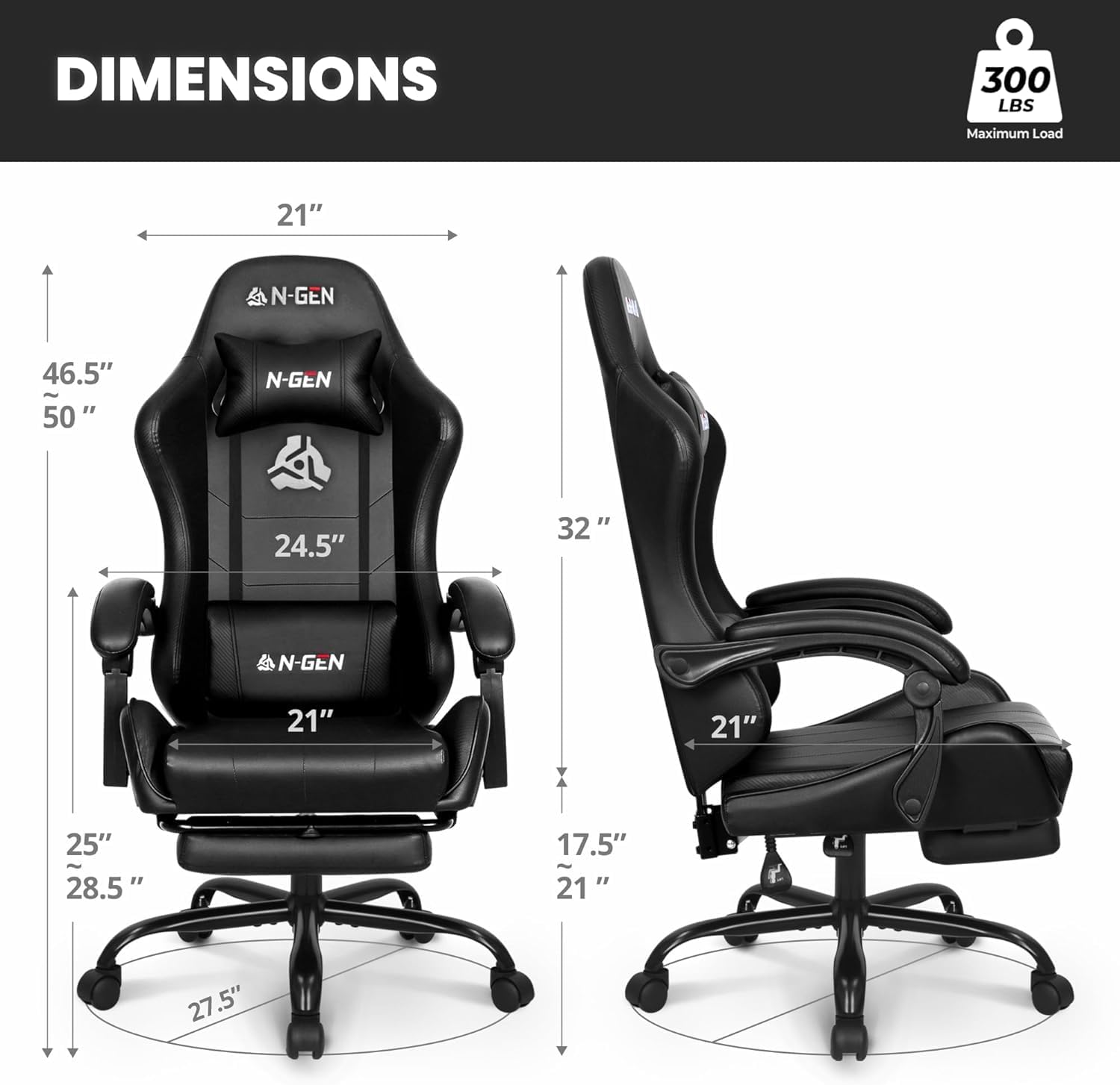 Sedia da Gaming con Poggiapied - Home Office Desks recensione e prezzo