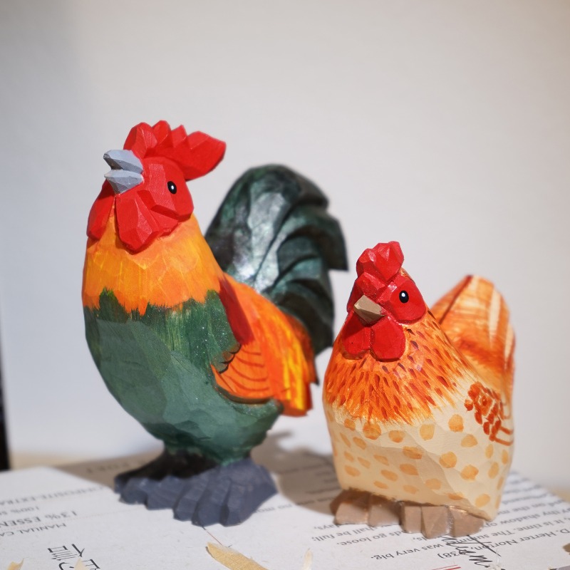 Gallo e gallina da cortile scu - Home Office Freelancer recensione e prezzo