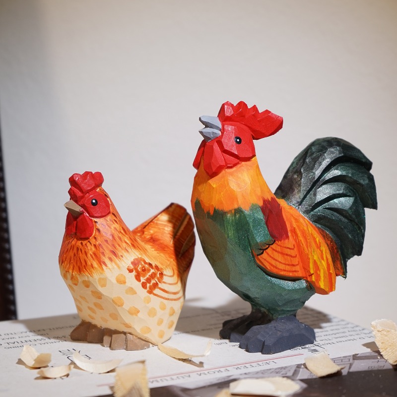 Gallo e gallina da cortile scu - Home Office Freelancer recensione e prezzo