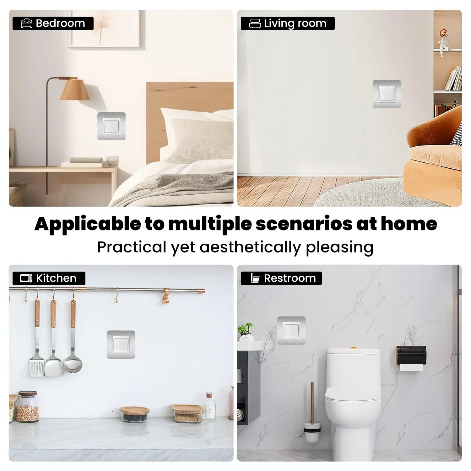 4 pezzi di interruttore della  - Home Office Of Uk recensione e prezzo