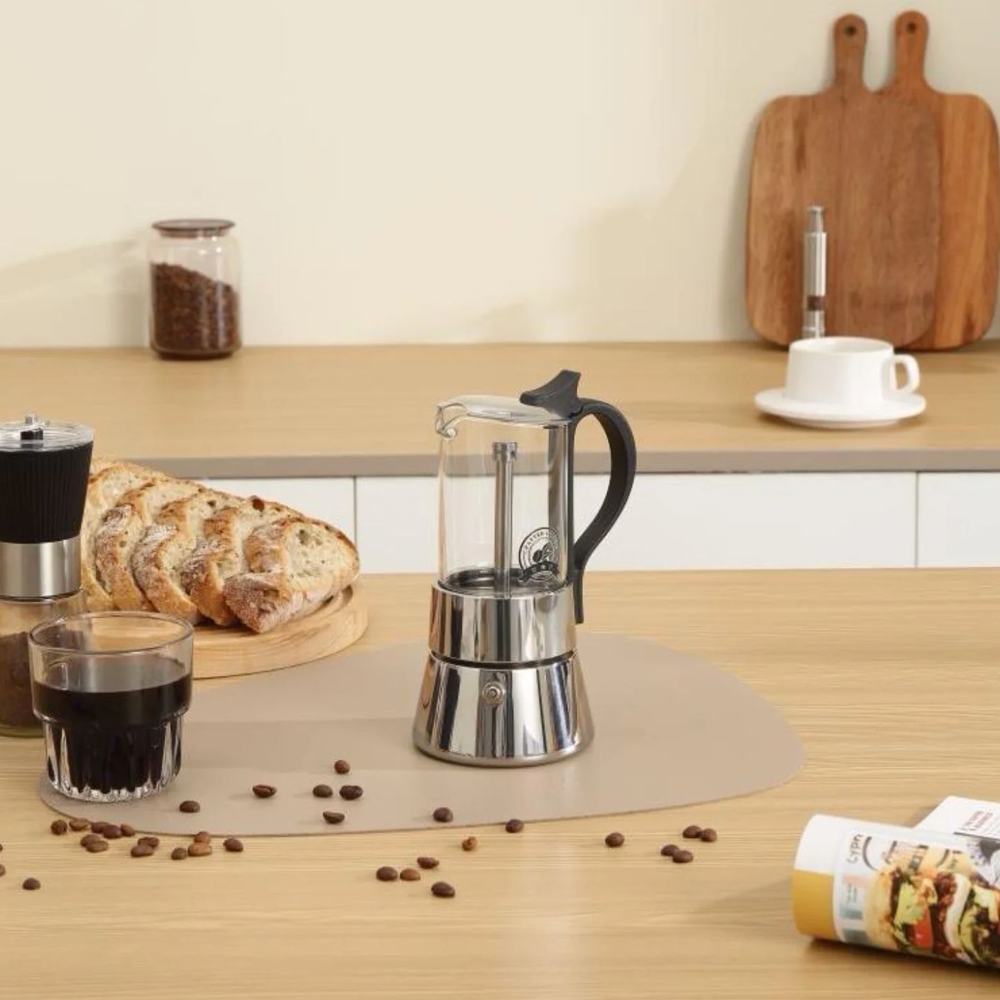 Caffettiera Moka Trasparente d - Home Office Moka recensione e prezzo
