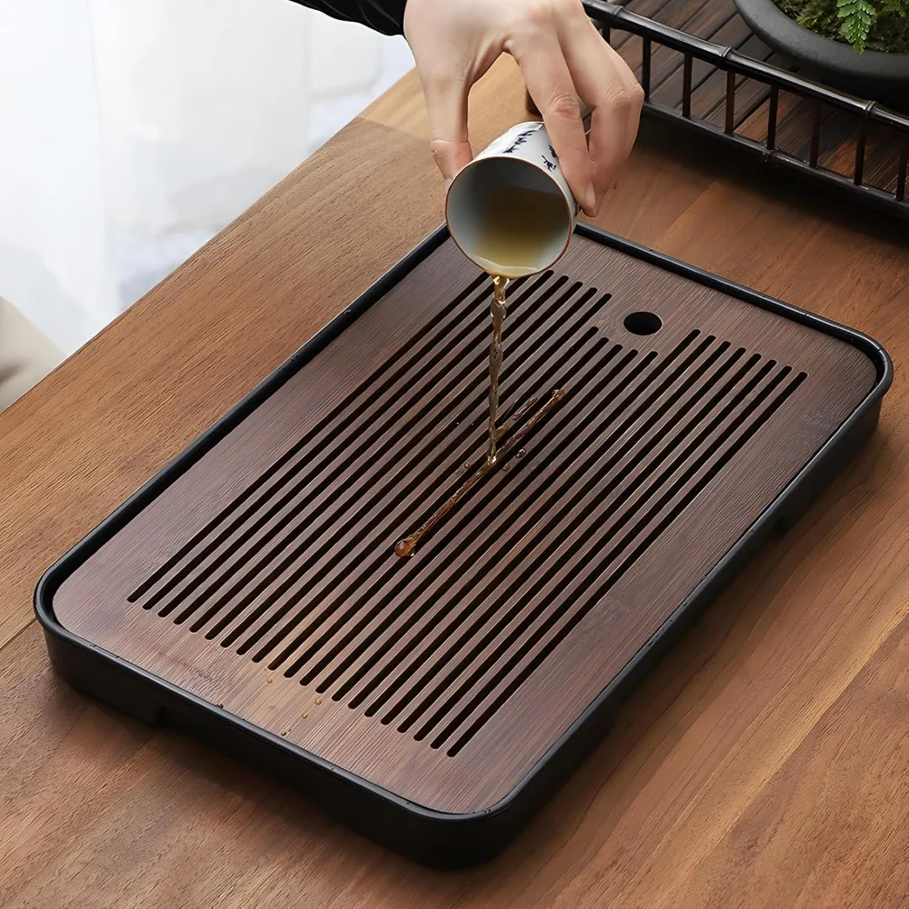 1 pezzo tavolo da tè in bambù  - Desktop Organizer Bamboo recensione e prezzo