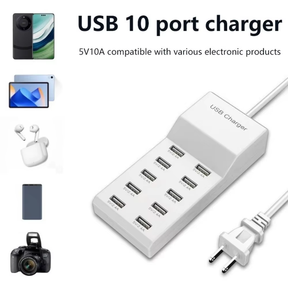 Caricatore rapido hub USB a 10 - Home Office Of Uk recensione e prezzo