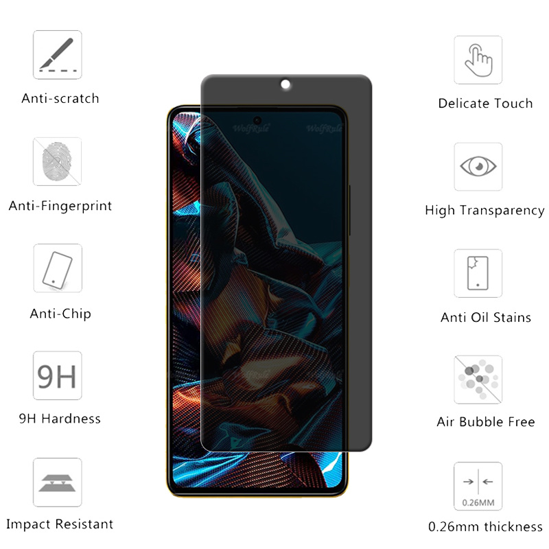 4 pezzi per Poco X5 Pro vetro  - Monitor Privacy Screen recensione e prezzo