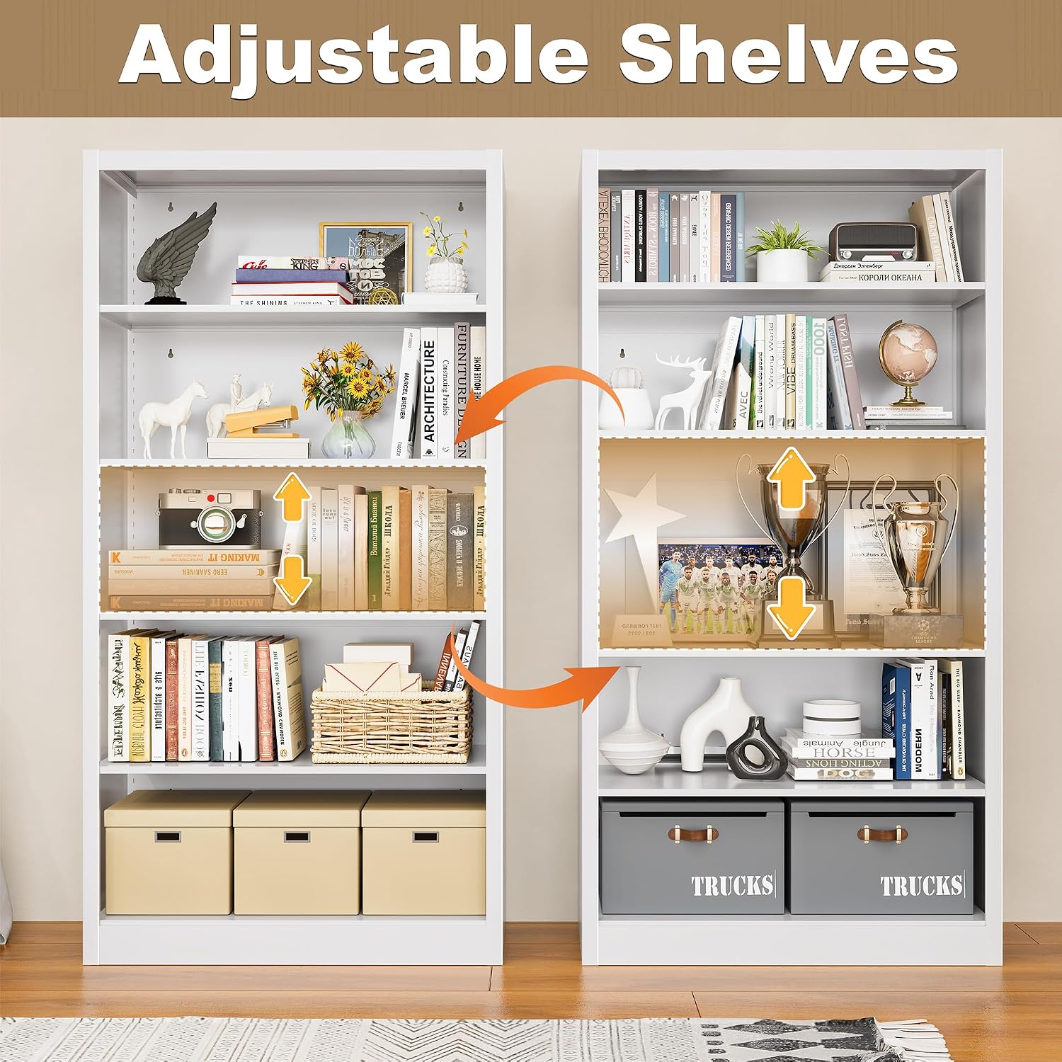 Libreria in Metallo a 5 Ripian - Home Office With Library recensione e prezzo