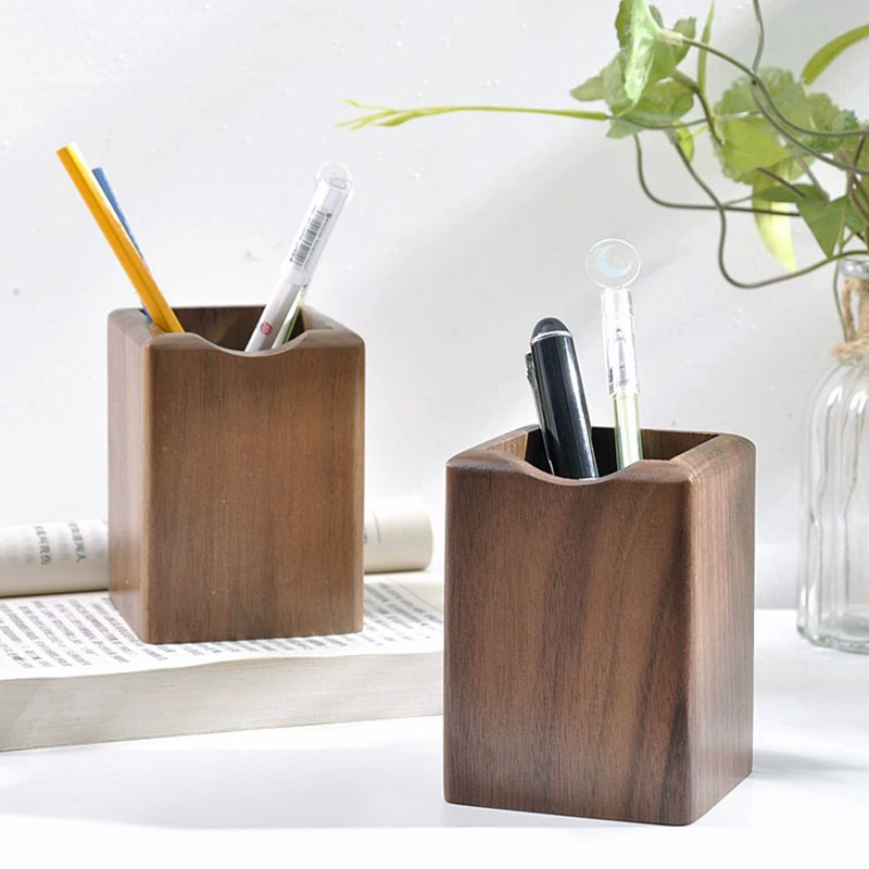 Portapenne in noce naturale Cu - Desktop Organizer Bamboo recensione e prezzo