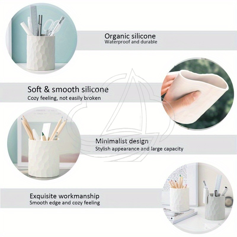 Portapenne in Silicone Bianco, - Pen Holder Organizer recensione e prezzo